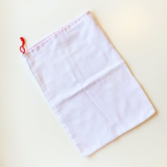 🚺 CHRISTIAN LOUBOUTIN DRAWSTRING DUST BAG 10 X 14 - Picture 2 of 2